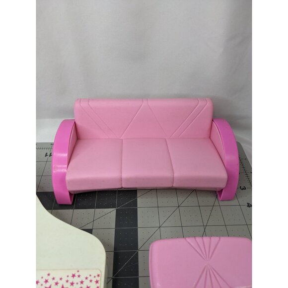 Mattel Barbie Grand Piano Sofa Table Framed Picture Lot - Picture 9 of 16